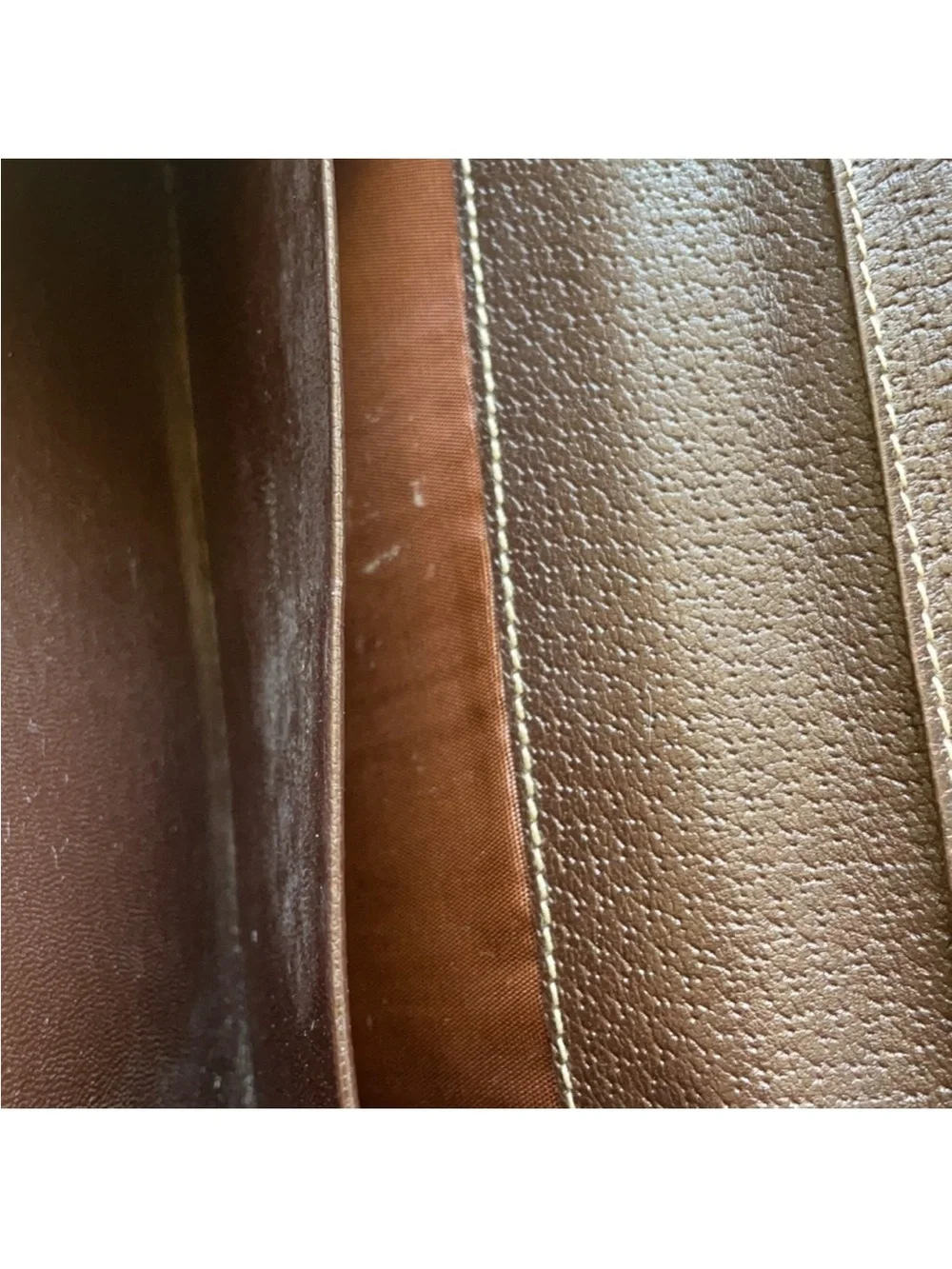 Gucci Brown/Beige GG Canvas Fold Wallet with Gold Plate